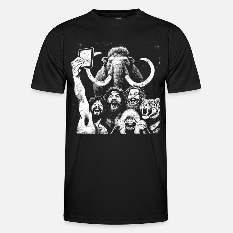 Savage Lion Pride Digitale Kunst - Männer Funktions-T-Shirt - Schwarz