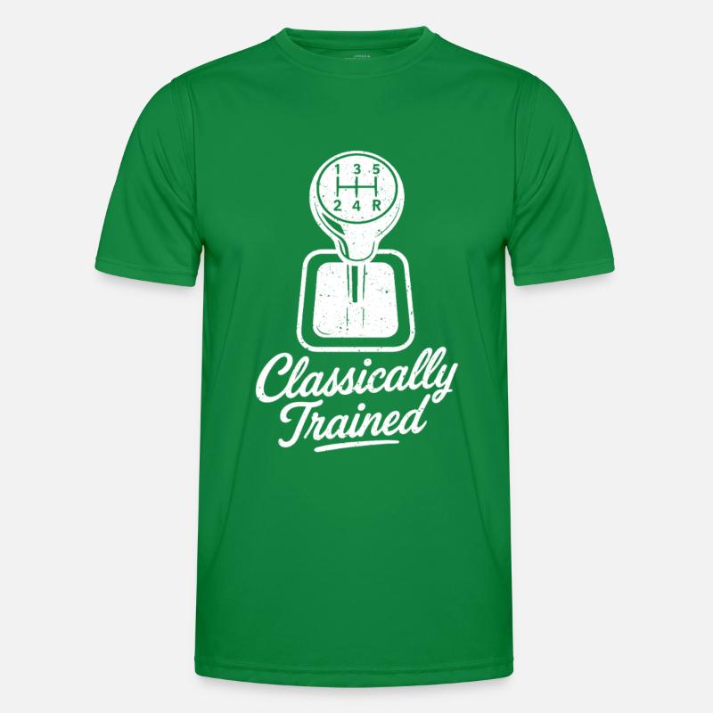 Retro Stick Driver Classically Trained Manual T-shirt sport Homme