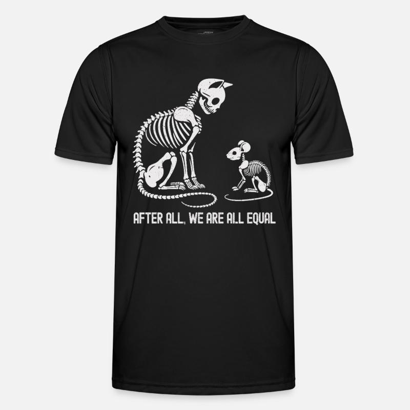 Evolving Animal Skeleton Dance Design - Men's Functional T-Shirt - black