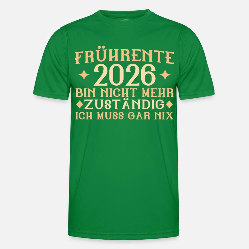 Retraite anticipée 2026 - N’est plus responsable - Part retraite T-shirt sport Homme
