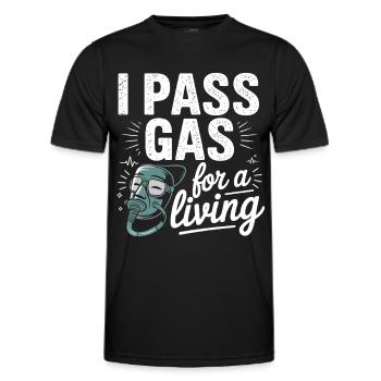 Motivierende Pflegekraft Grafik - Männer Funktions-T-Shirt - Schwarz - Vorne - AI Model Male 178 dark (178cm)