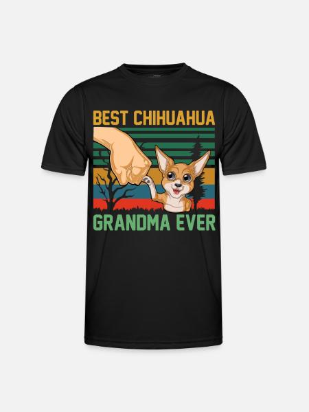 Chihuahua - T-shirt sport Homme - noir