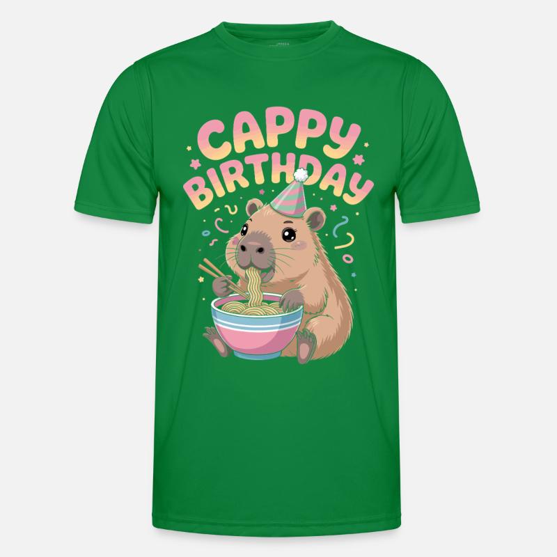 Anniversaire de Cappy Ramen Capybara ANNIVERSAIRE DE CAPPY T-shirt sport Homme