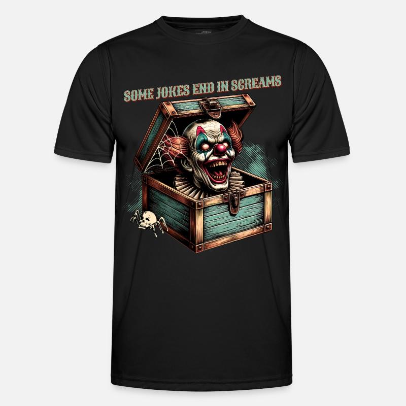 Horror - Some Jokes End In Screams Men's Functional T-Shirt