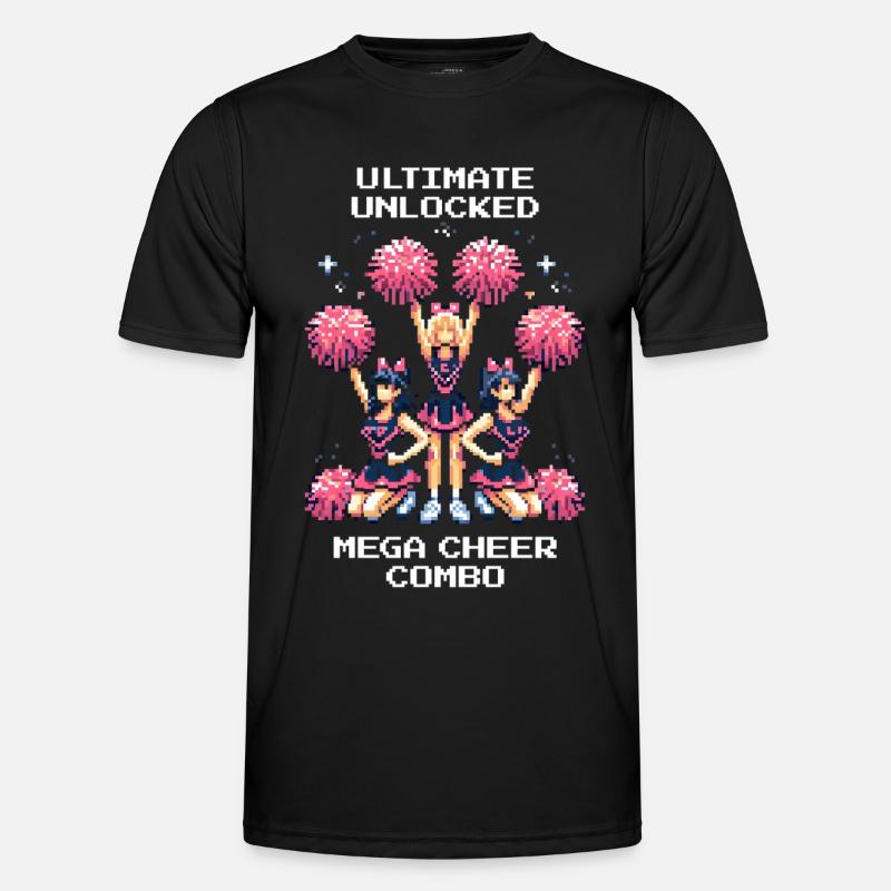 Ultimate: Mega Cheer Combo | Cheerleading - Men's Functional T-Shirt - black