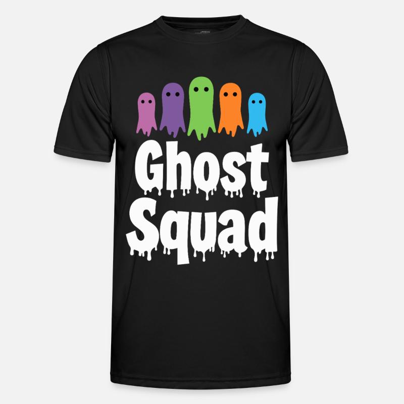 Ghost Squad - Halloween Ghost Saying - Men's Functional T-Shirt - black