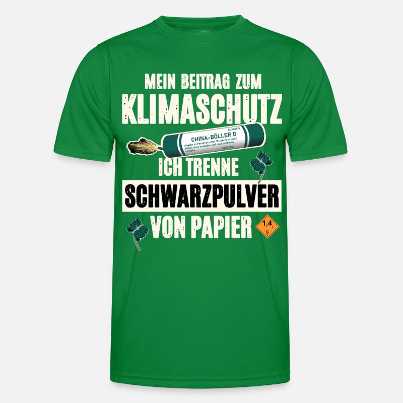 Pyrotechniker Pyro Männer Funktions-T-Shirt