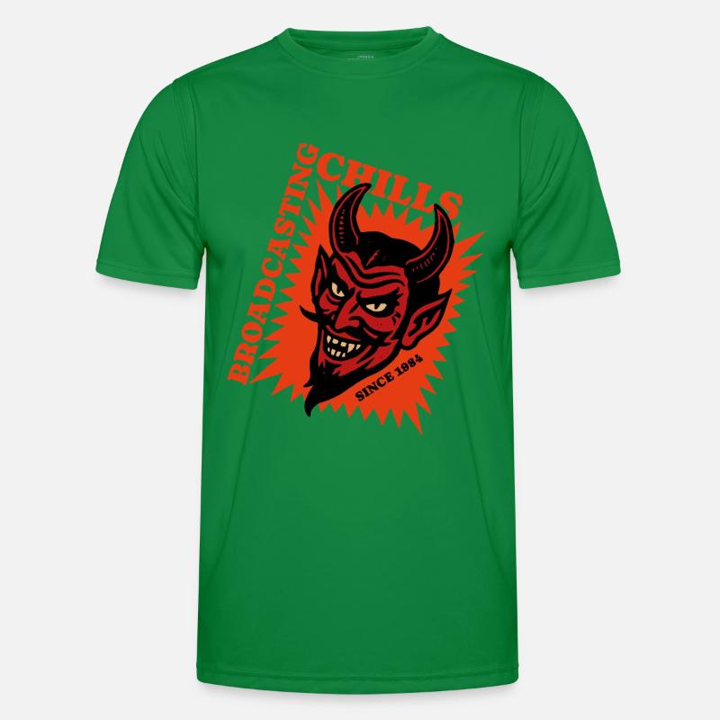 Broadcasting Chills - Devil - Teufel Men's Functional T-Shirt