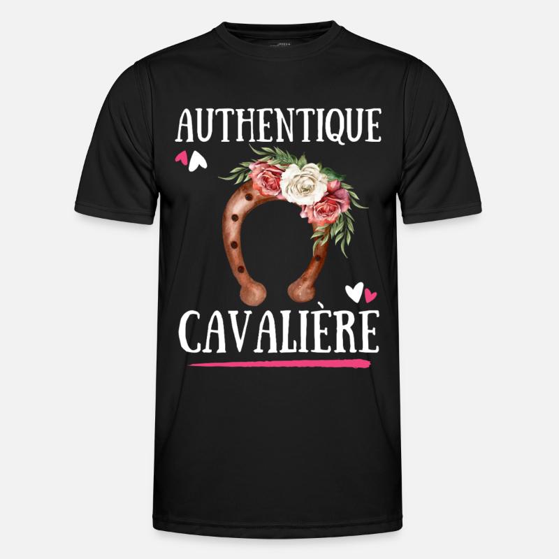 Authentic Cavaliere - Men's Functional T-Shirt - black