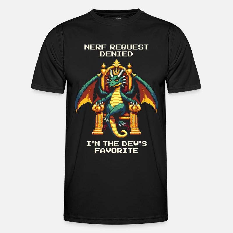 Developer's Favorite | Dragon - Men's Functional T-Shirt - black