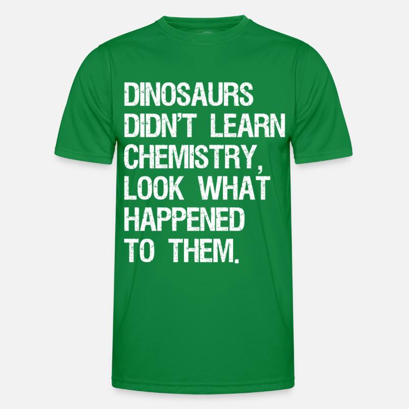 Dinosaurs Didn't Learn Computer Science Funny Männer Funktions-T-Shirt