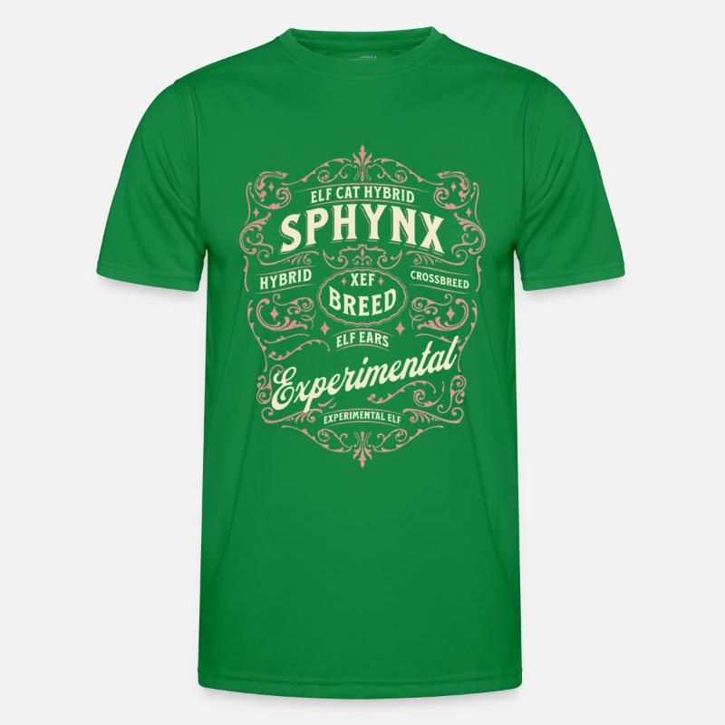 Elfe Sphynx Chat T-shirt sport Homme