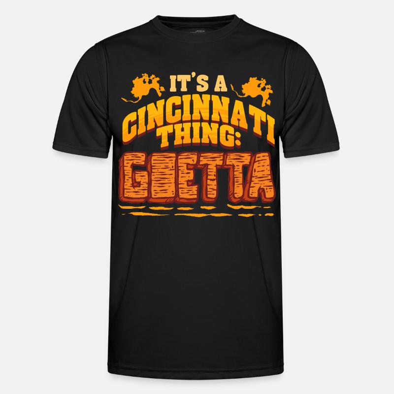 Goetta Wurst Cincinnati Thing Männer Funktions-T-Shirt