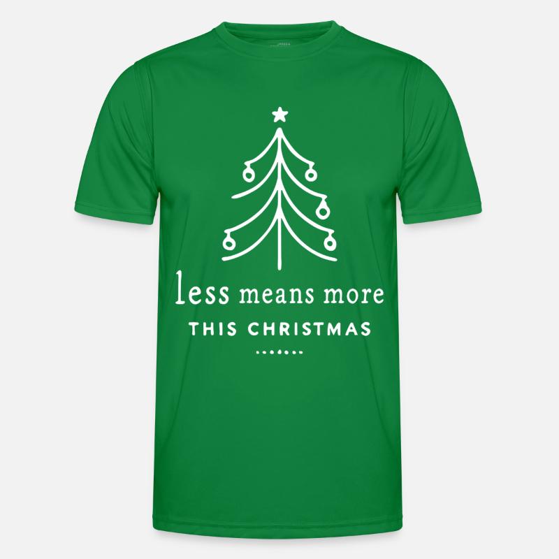 Moins, c’est plus à Noël T-shirt sport Homme