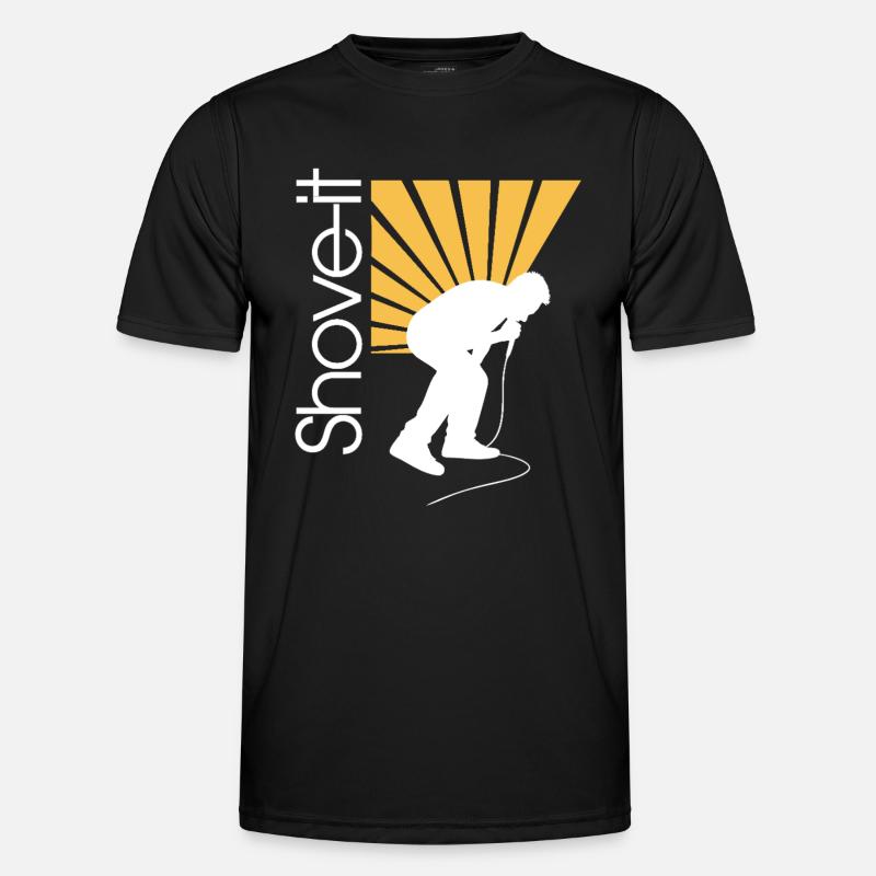 SCHIEB ES, SCHIEB ES!! -AFFE - Männer Funktions-T-Shirt - Schwarz