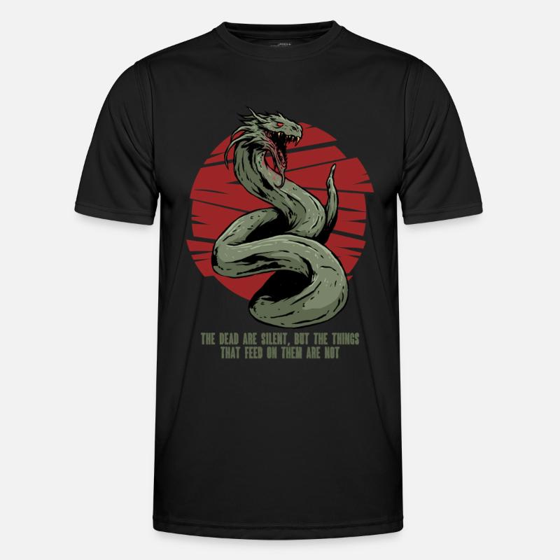 Basilisk Mythological Creatures - Men's Functional T-Shirt - black