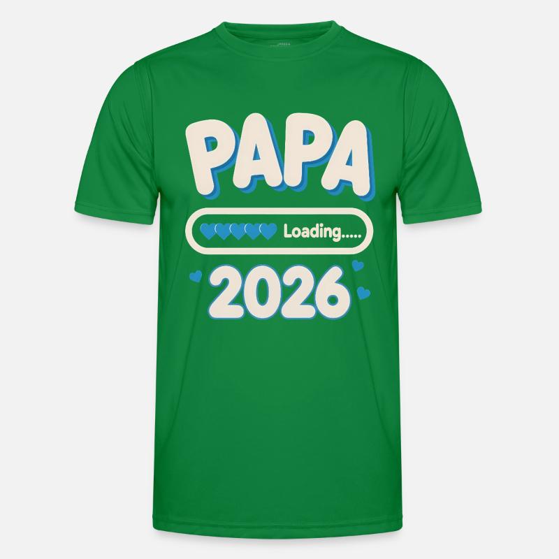 Papa Loading 2026  Männer Funktions-T-Shirt