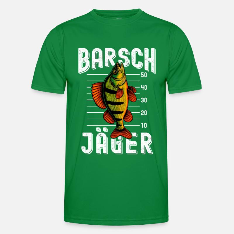 Perche Chasseur Perche Perche Pêcheur Perche Perche Perche Pêche à la perche T-shirt sport Homme