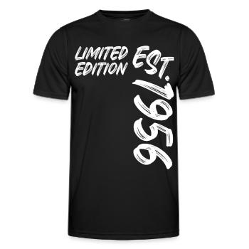 Limited Edition Est. 1956 - Männer Funktions-T-Shirt - Schwarz - Vorne - AI Model Male 178 dark (178cm)
