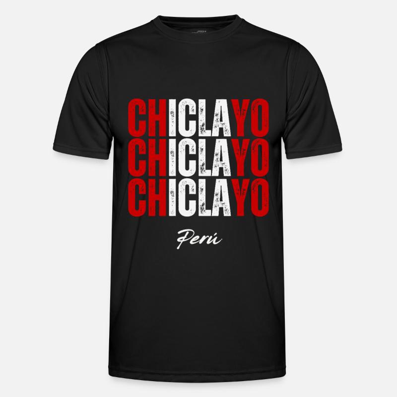 Chiclayo Peru, Peruvian pride - Men's Functional T-Shirt - black