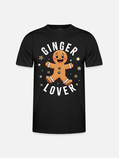 Ginger Lover - Men's Functional T-Shirt - black