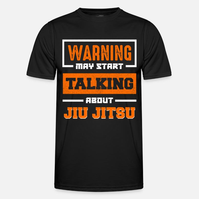 Avertissement Jiu Jitsu Sujet de conversation T-shirt sport Homme