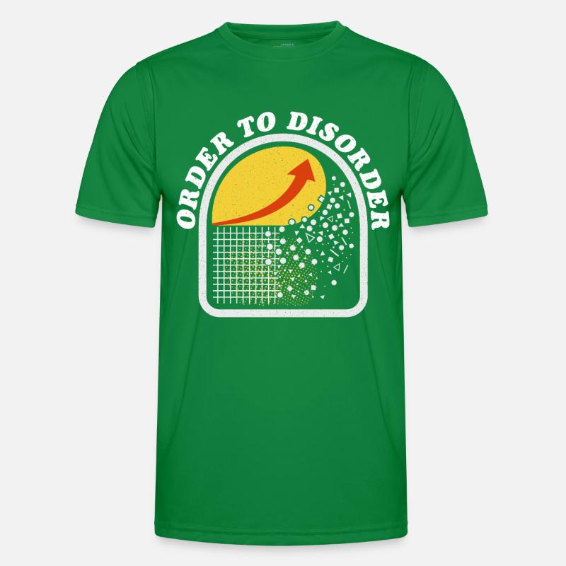 Order to Disorder, Gift for STEM Student, Engineer Men's Functional T-Shirt
