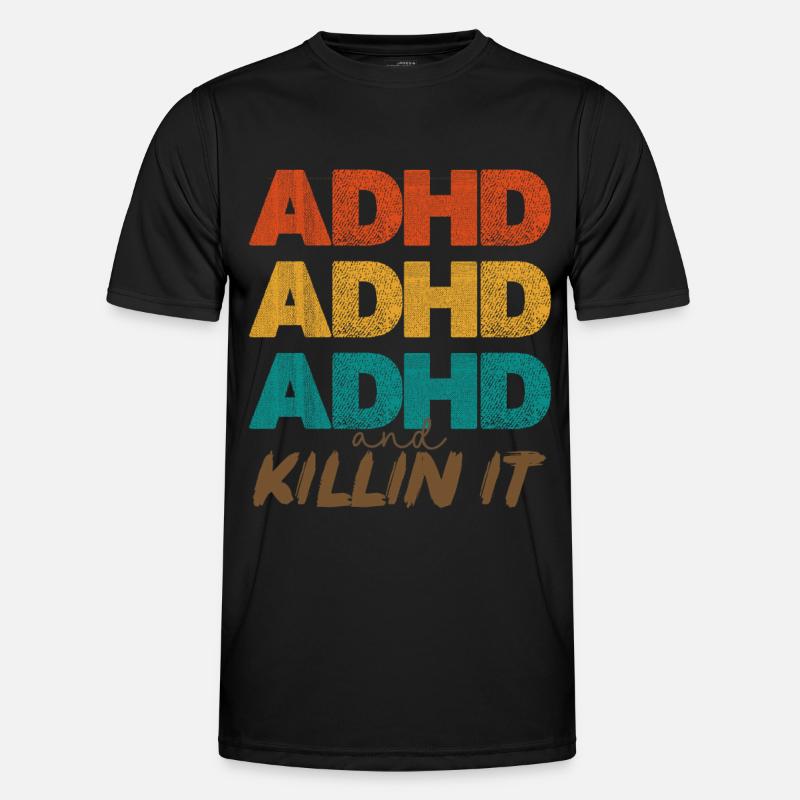 ADHD Power Color Stacking Men's Functional T-Shirt