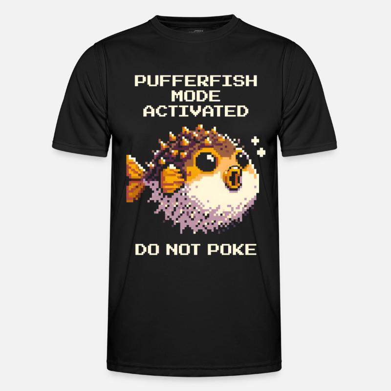 Kuglefisktilstand aktiv: stik ikke | Gaming - Funktionsshirt til herrer - sort