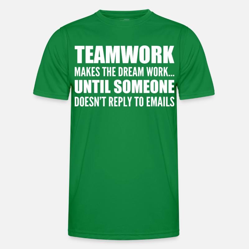 Teamwork... without email response Men's Functional T-Shirt