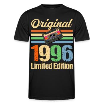 30e anniversaire 1996 - T-shirt sport Homme - noir - Devant - AI Model Male 178 dark (178cm)