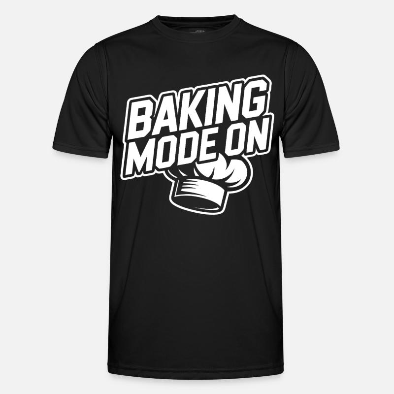 Baking Mode Active – Baker Style - Men's Functional T-Shirt - black