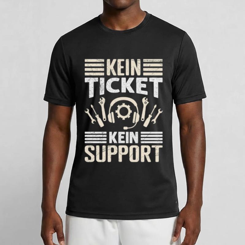 Nerd Computer PAS DE TICKET PAS DE SUPPORT DRÔLE T-shirt sport Homme