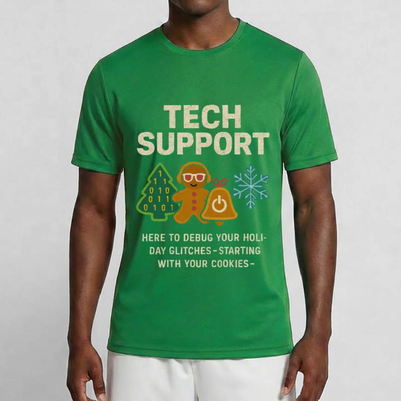 Admin Weihnachtsgeschenk IT Support Debugging Männer Funktions-T-Shirt