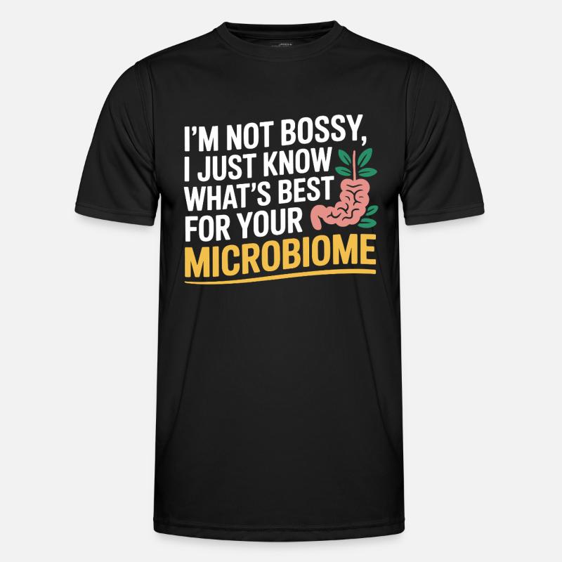 Professional Dietitian Microbiome Expert  - Men's Functional T-Shirt - black
