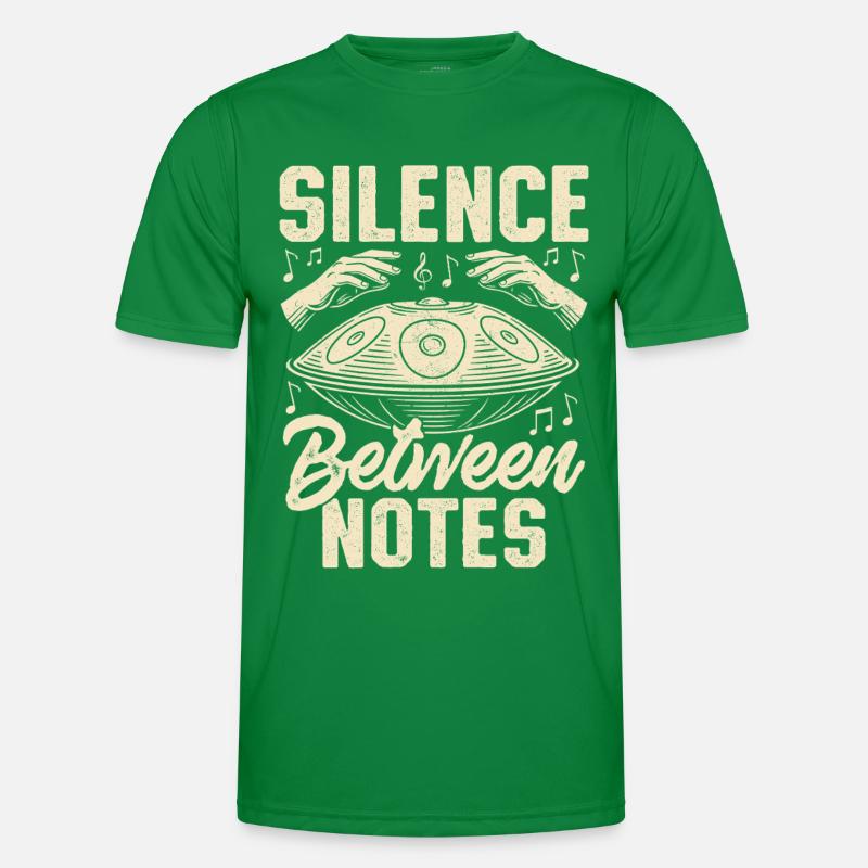 Silence Between Notes Männer Funktions-T-Shirt