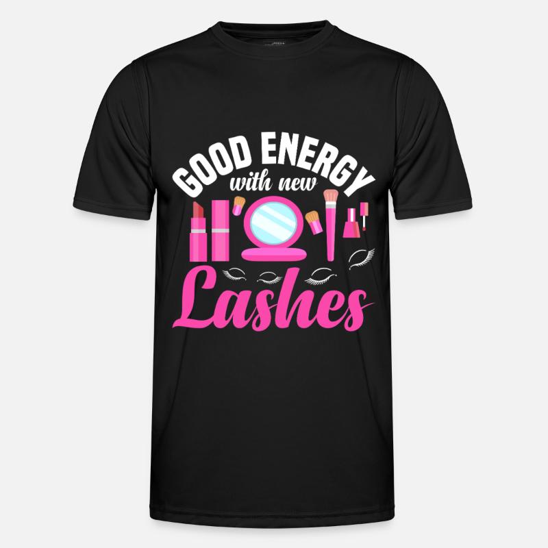 Lash Tech Supplies Eyelash Technician - Men's Functional T-Shirt - black