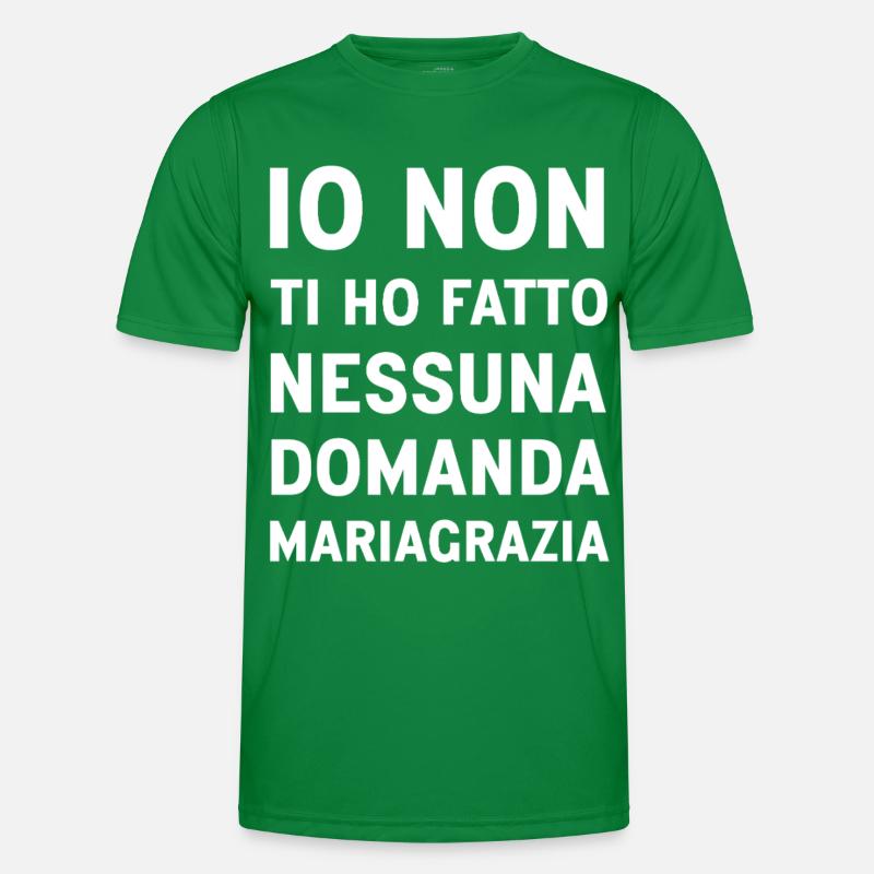 Mariagrazia (Schwarze Version) Männer Funktions-T-Shirt