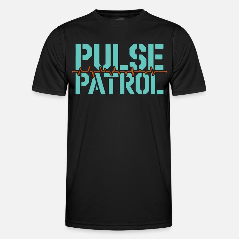 Cardiac Tech Pulse Patrol Pacemaker Technician - Männer Funktions-T-Shirt - Schwarz