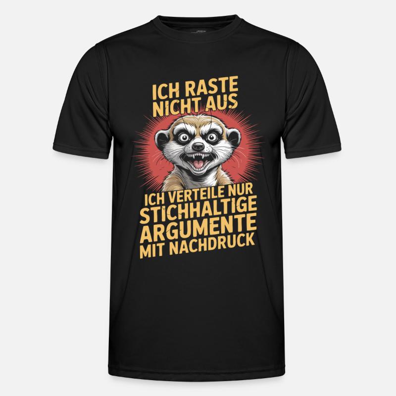 Meerkat Valid Arguments Gag Men's Functional T-Shirt