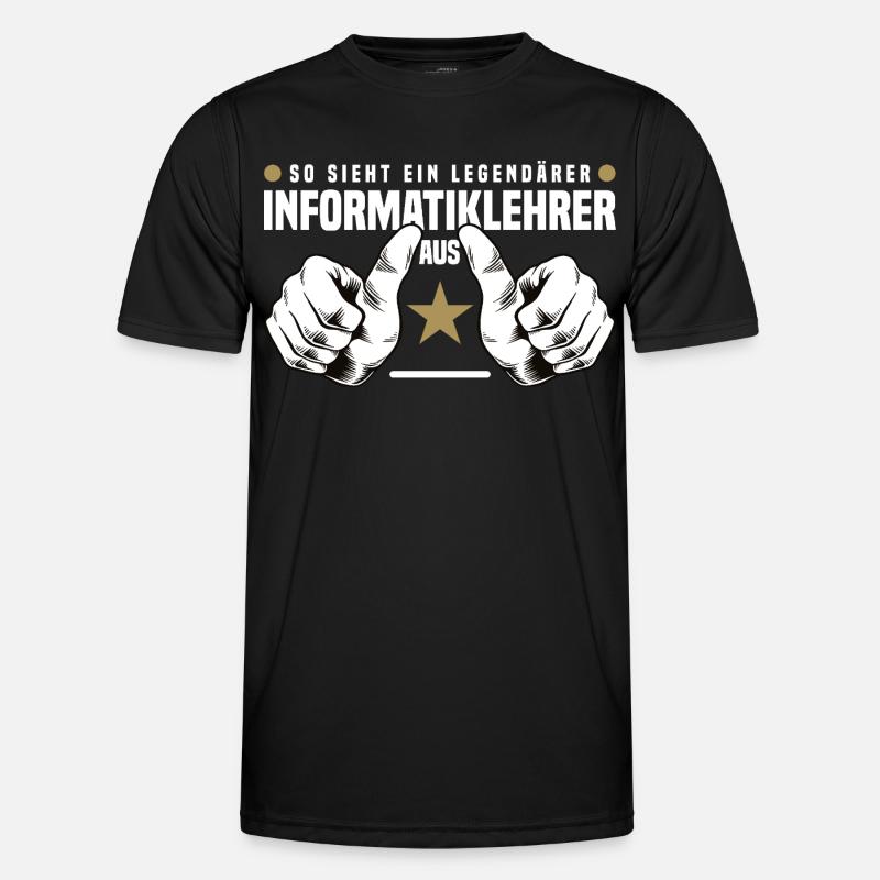 Computer Science Teacher - Men's Functional T-Shirt - black
