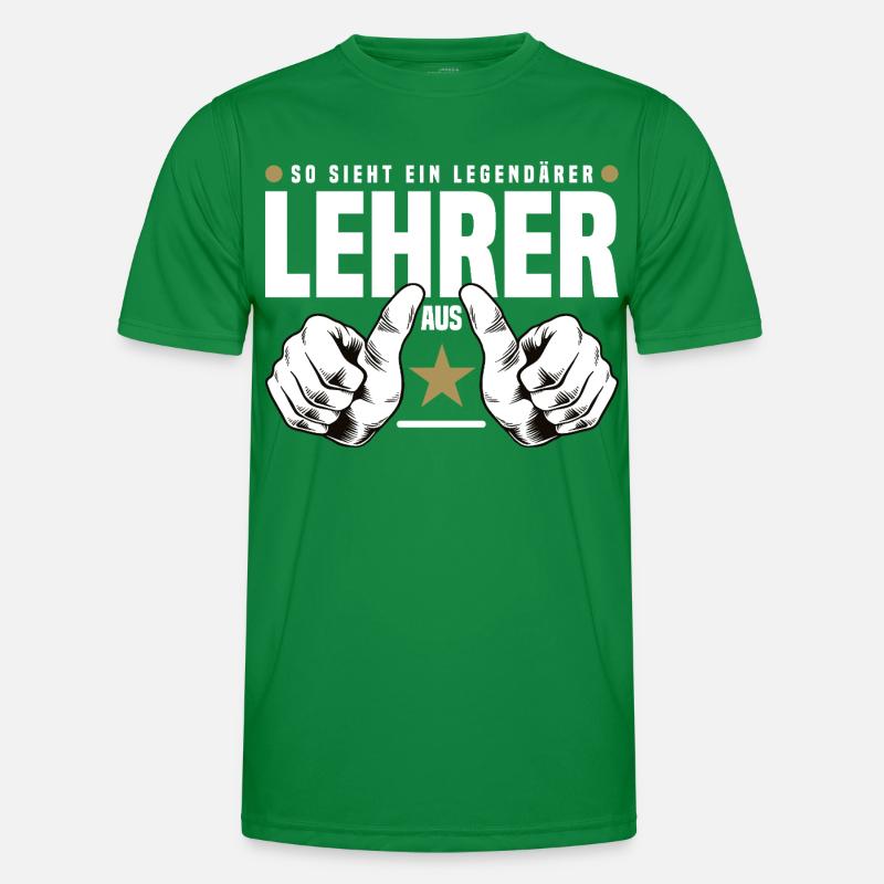Legendärer Lehrer Männer Funktions-T-Shirt