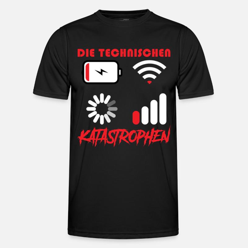 Computer THE TECHNICAL DISASTERS FUNNY Men's Functional T-Shirt