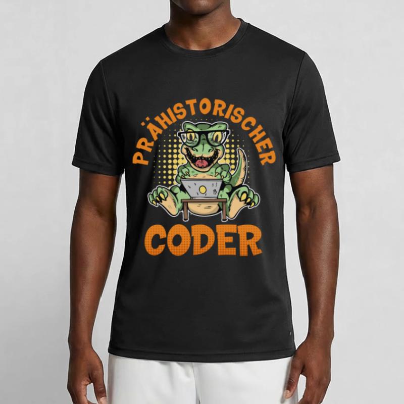 Programmation PRÉHISTORIQUE : Divertissement du CODER T-shirt sport Homme