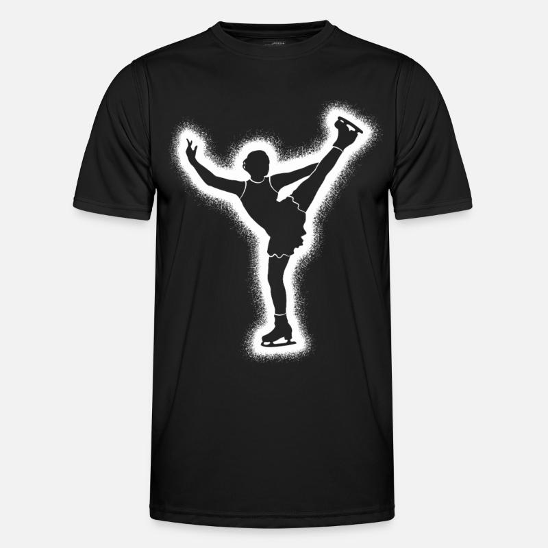 Eiskunstläuferin Eislaufen Damen Eiskunstlauf - Men's Functional T-Shirt - black