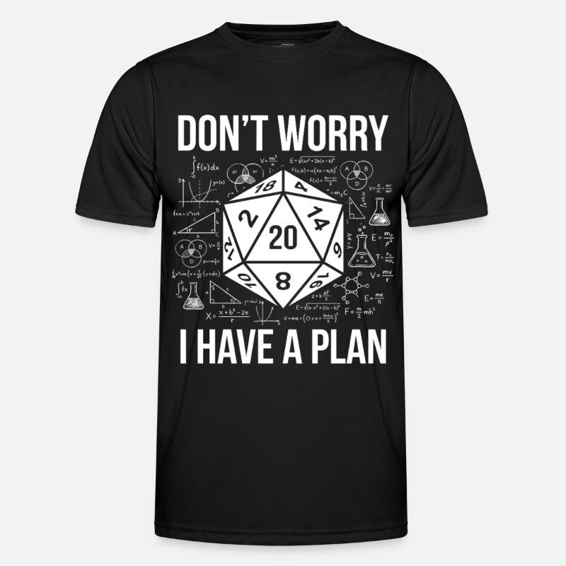 Cube Prison – Fun Tabletop RPG Design - Men's Functional T-Shirt - black