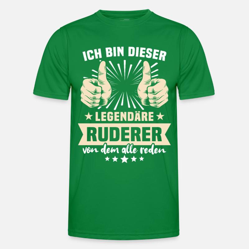 Ruderer Sprüche Männer Funktions-T-Shirt