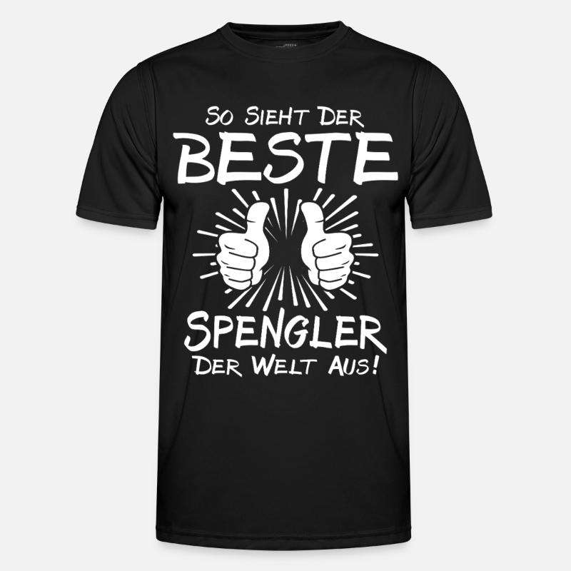 Bester Spengler - Männer Funktions-T-Shirt - Schwarz
