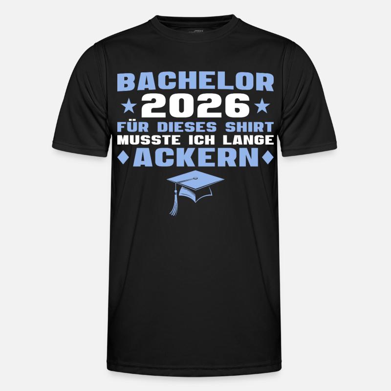 Bachelorprüfung bestanden Bachelor Abschluss 2026 Männer Funktions-T-Shirt
