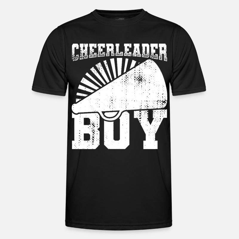 Cheerleader Boy - Men's Functional T-Shirt - black